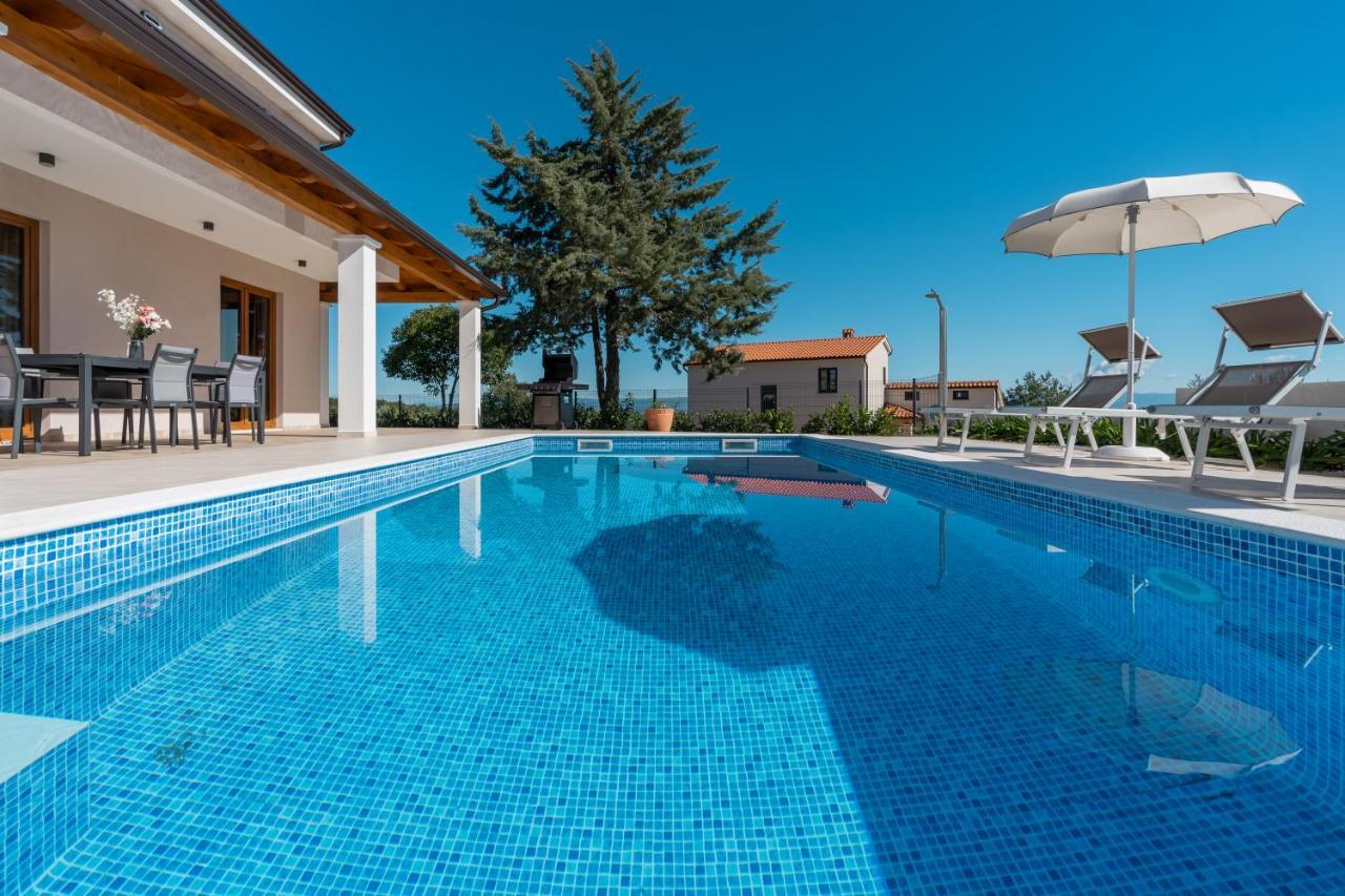 Villa Atop The Village With Stunning View Vižinada Buitenkant foto